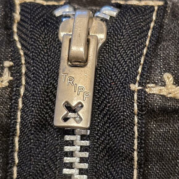 Tripp NYC VTG Jeans Womems Faded Black Size 11 Goth Punk Cybergoth Grunge Y2K - Picture 7 of 13